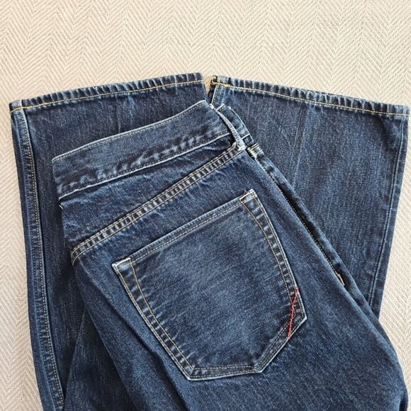 Banana Republic Jeans Men's 33 x 32 Straight Leg Indigo Blue Denim Relaxed EUC - Picture 15 of 15